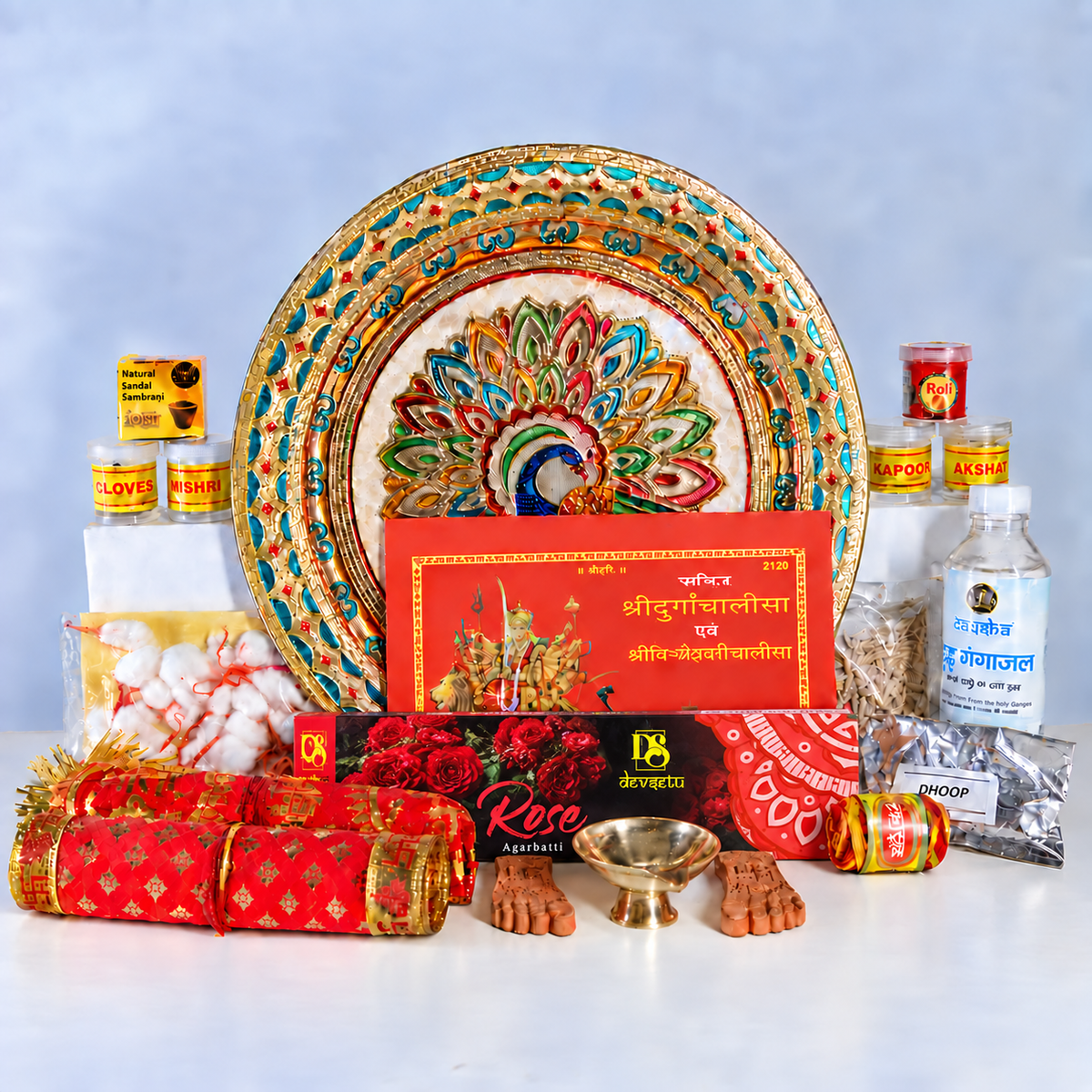 Navratri Puja & Aarti Essentials Gift Combo N3F