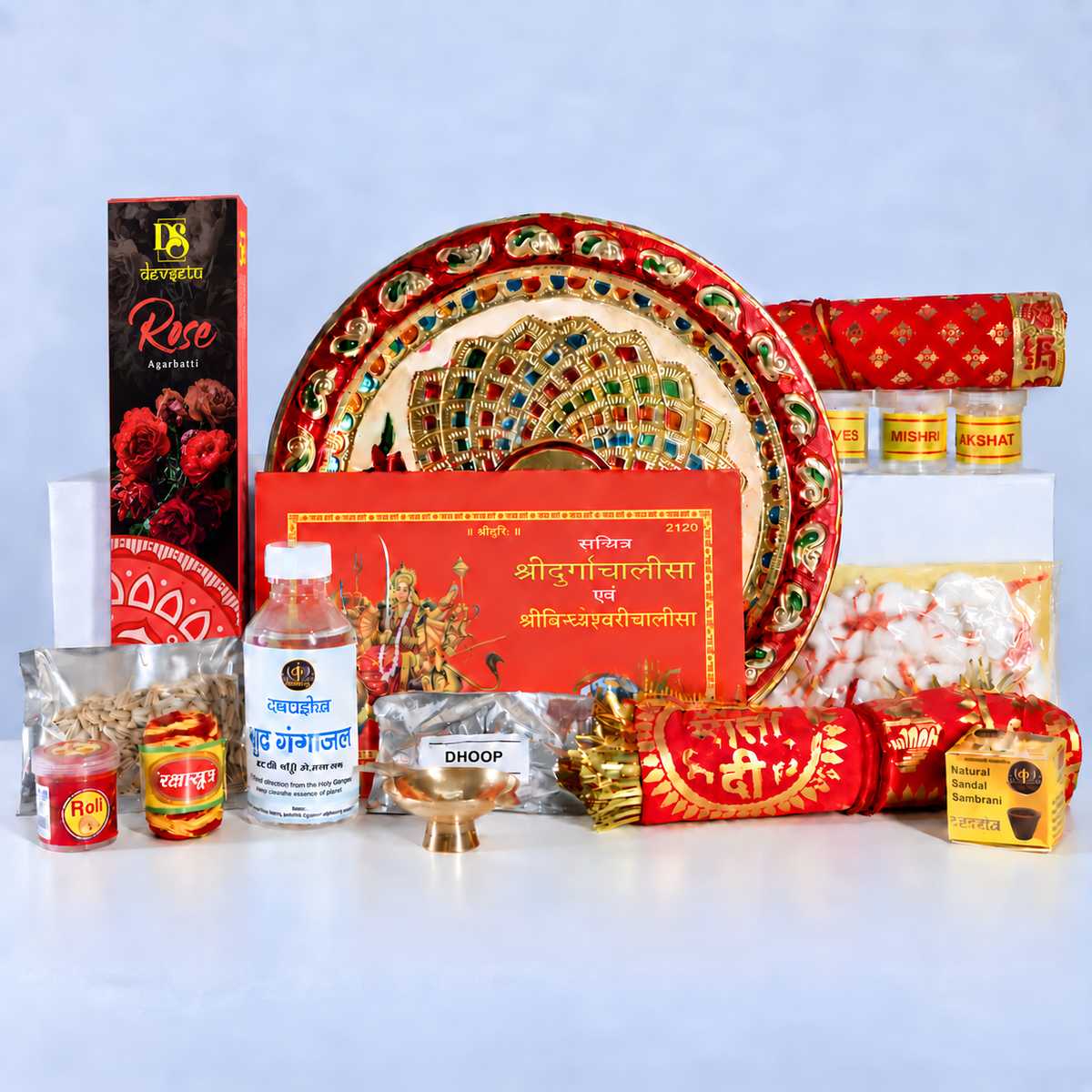Navratri Puja & Aarti Essentials Gift Combo N2F