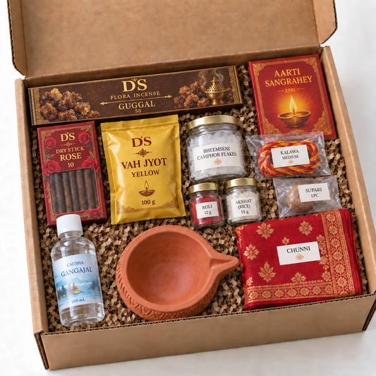 Navratri Puja & Aarti Essentials Gift Combo 3