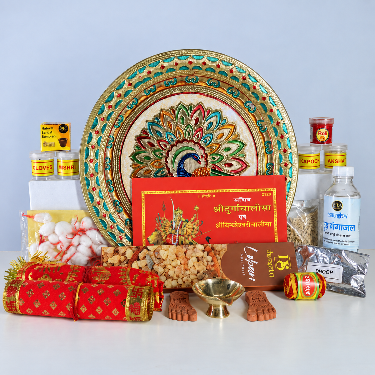 Navratri Puja & Aarti Essentials Gift Combo N3C