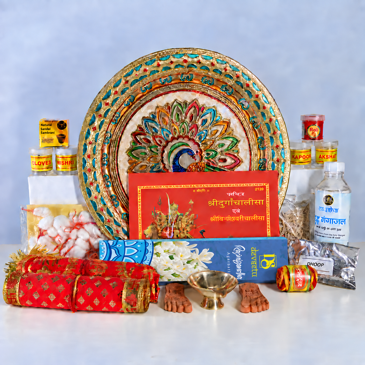 Navratri Puja & Aarti Essentials Gift Combo N3E