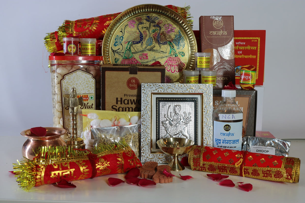 Navratri Puja & Aarti Essentials Gift Combo N6C